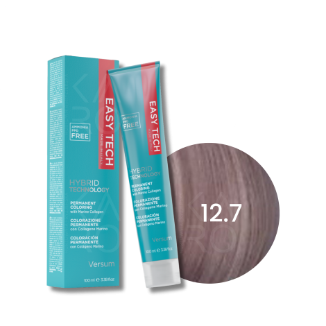 VERSUM EASY TECH trwała farba do włosów bez amoniaku 100 ml | 12.7
