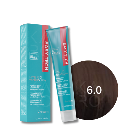 VERSUM EASY TECH trwała farba do włosów bez amoniaku 100 ml | 6.0