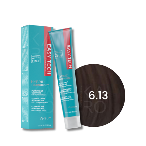 VERSUM EASY TECH trwała farba do włosów bez amoniaku 100 ml | 6.13