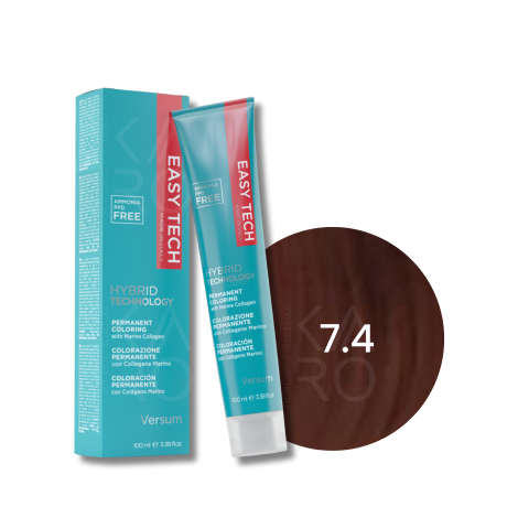 VERSUM EASY TECH trwała farba do włosów bez amoniaku 100 ml | 7.4