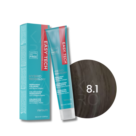 VERSUM EASY TECH trwała farba do włosów bez amoniaku 100 ml | 8.1