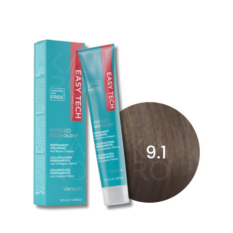 VERSUM EASY TECH trwała farba do włosów bez amoniaku 100 ml | 9.1
