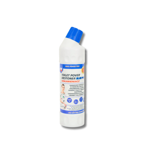 MAX POVER Destoner Blue Pro odkamieniacz do toalet w żelu 750 ml