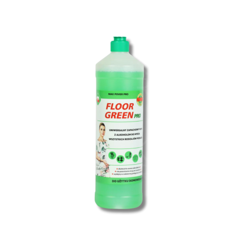 MAX POVER Floor Green Pro płyn do mycia różnych rodzajów podłóg 1000 ml