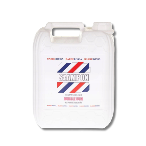 BARBEROSSA BUBBLE GUM szampon fryzjerski do włosów z keratyną 5000 ml