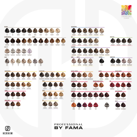 BY FAMA ABSOLUTE profesjonalna trwała farba do włosów 80 ml | 6.6 - 3