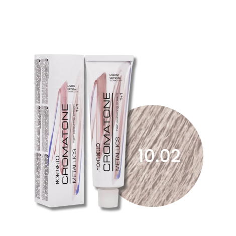 MONTIBELLO CROMATONE METALLICS profesjonalna farba do włosów 60 ml | 10.02