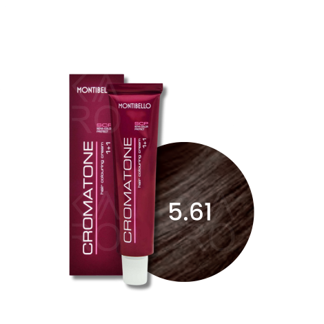 MONTIBELLO CROMATONE profesjonalna trwała farba do włosów 60 ml | 5.61