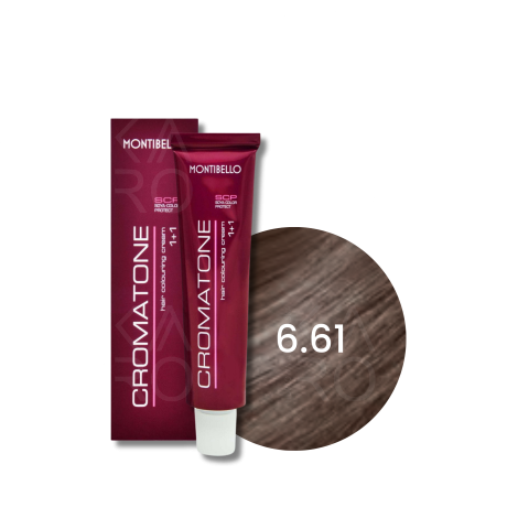 MONTIBELLO CROMATONE profesjonalna trwała farba do włosów 60 ml | 6.61