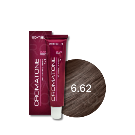 MONTIBELLO CROMATONE profesjonalna trwała farba do włosów 60 ml | 6.62