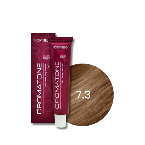 MONTIBELLO CROMATONE profesjonalna trwała farba do włosów 60 ml | 7.3