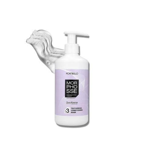 MONTIBELLO MORPHOSSE 3 maska kondycjonująca keratynowe prostowanie 500 ml - 2