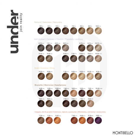 MONTIBELLO UNDER trwała wegańska farba do włosów 60 ml | 8.61 - 9