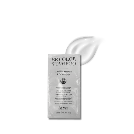 BE HAIR BE COLOR Shampoo szampon do włosów farbowanych 15 ml - 2