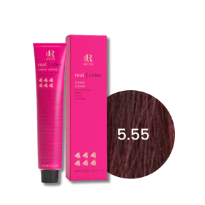 RR LINE REAL COLOR trwała farba do włosów w kremie 100 ml | 5.55