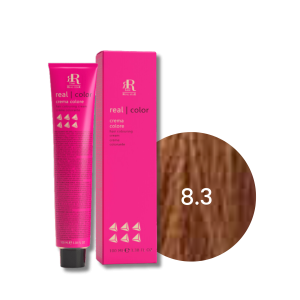RR LINE REAL COLOR trwała farba do włosów w kremie 100 ml | 8.3