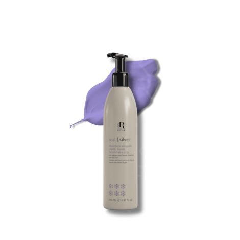 RR LINE REAL SILVER maska przeciw żółtym tonom do włosów blond 350 ml - 2