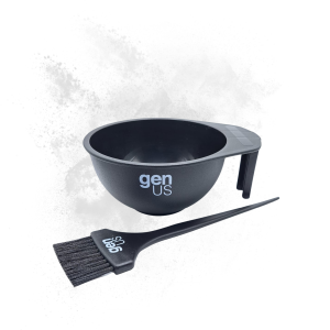 GENUS AKCESORIA miseczka i pędzelek do farbowania czarne - image 2