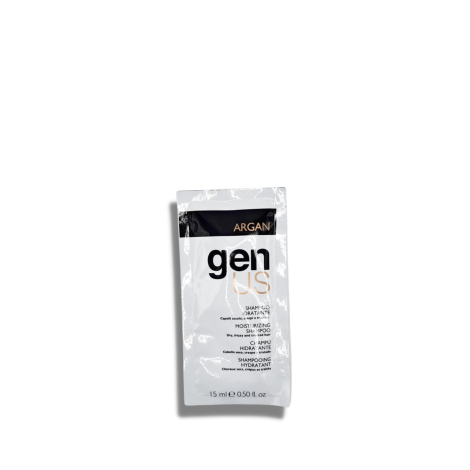 GENUS ARGAN szampon nawilżający do włosów suchych kręconych 15 ml