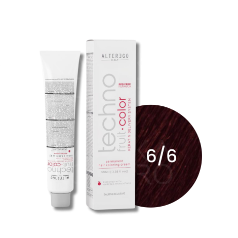 ALTER EGO TECHNOFRUIT trwała farba do włosów z keratyną 100 ml | 6/6