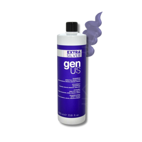 GENUS EXTRA SILVER szampon neutralizujący żółte odcienie efekt lodu 1000 ml - 2