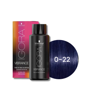 SCHWARZKOPF IGORA VIBRANCE farba do włosów ton w ton 60 ml | 0-22