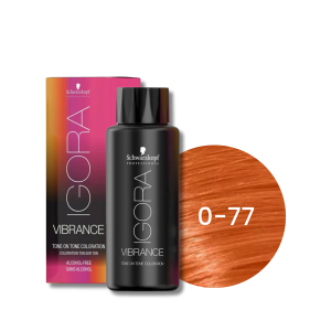 SCHWARZKOPF IGORA VIBRANCE farba do włosów ton w ton 60 ml | 0-77