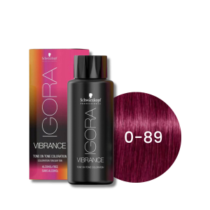 SCHWARZKOPF IGORA VIBRANCE farba do włosów ton w ton 60 ml | 0-89
