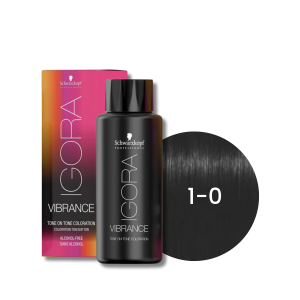 SCHWARZKOPF IGORA VIBRANCE farba do włosów ton w ton 60 ml | 1-0