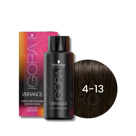 SCHWARZKOPF IGORA VIBRANCE farba do włosów ton w ton 60 ml | 4-13