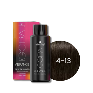 SCHWARZKOPF IGORA VIBRANCE farba do włosów ton w ton 60 ml | 4-13