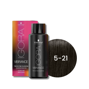SCHWARZKOPF IGORA VIBRANCE farba do włosów ton w ton 60 ml | 5-21