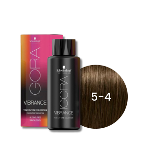 SCHWARZKOPF IGORA VIBRANCE farba do włosów ton w ton 60 ml | 5-4