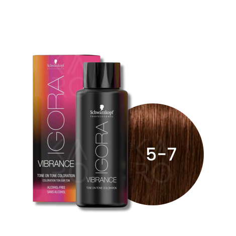 SCHWARZKOPF IGORA VIBRANCE farba do włosów ton w ton 60 ml | 5-7
