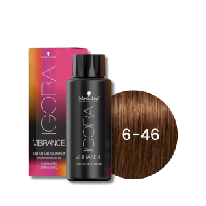 SCHWARZKOPF IGORA VIBRANCE farba do włosów ton w ton 60 ml | 6-46