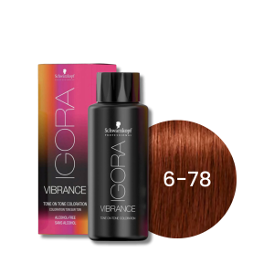SCHWARZKOPF IGORA VIBRANCE farba do włosów ton w ton 60 ml | 6-78