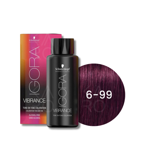 SCHWARZKOPF IGORA VIBRANCE farba do włosów ton w ton 60 ml | 6-99