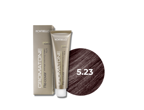 MONTIBELLO CROMATONE RECOVER profesjonalna farba do włosów 60 ml | 5.23