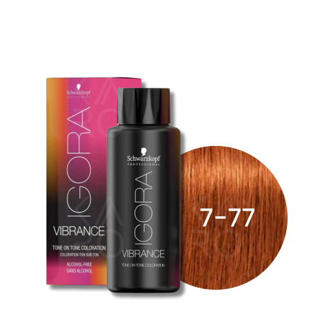 SCHWARZKOPF IGORA VIBRANCE farba do włosów ton w ton 60 ml | 7-77