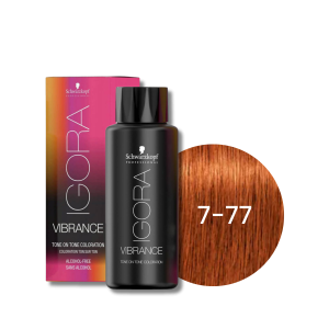 SCHWARZKOPF IGORA VIBRANCE farba do włosów ton w ton 60 ml | 7-77