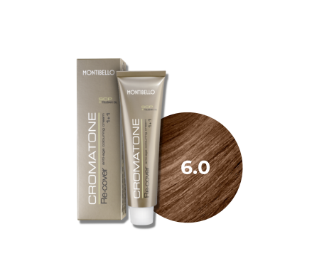 MONTIBELLO CROMATONE RECOVER profesjonalna farba do włosów 60 ml | 6.0
