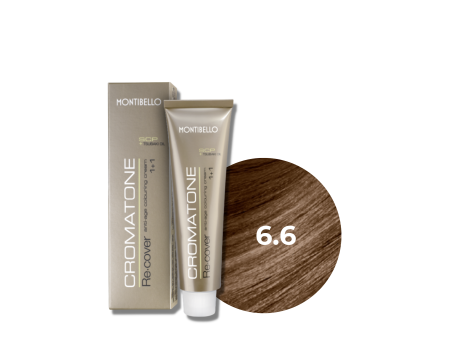 MONTIBELLO CROMATONE RECOVER profesjonalna farba do włosów 60 ml | 6.6