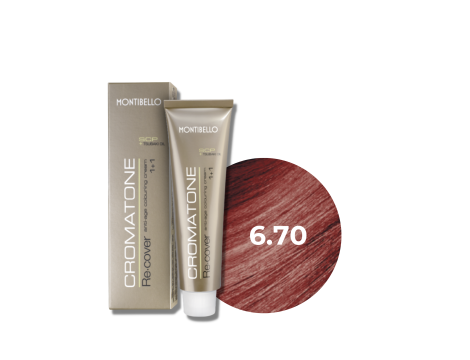 MONTIBELLO CROMATONE RECOVER profesjonalna farba do włosów 60 ml | 6.70