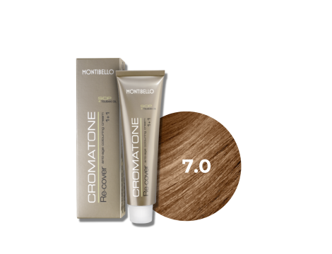 MONTIBELLO CROMATONE RECOVER profesjonalna farba do włosów 60 ml | 7.0
