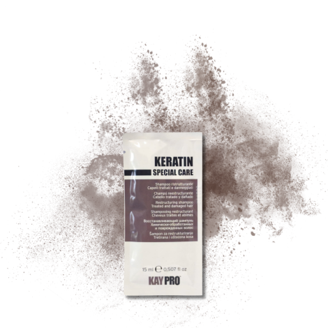 KAYPRO KERATIN szampon regenerujący do włosów z keratyną 15 ml - 2