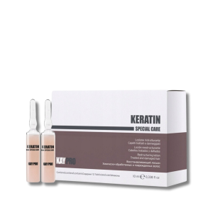 KAYPRO KERATIN lotion keratynowy do włosów zniszczonych ampułki 12 x 10 ml