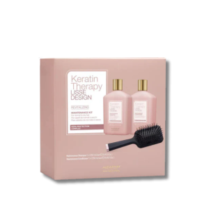 ALFAPARF KERATIN THERAPY zestaw szampon + odżywka 250+250 ml + szczotka