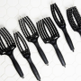 OLIVIA GARDEN FINGERBRUSH COMBO szczotka z włosiem dzika L | Black - 6