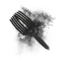 OLIVIA GARDEN FINGERBRUSH COMBO szczotka z włosiem dzika L | Black - 3