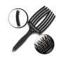 OLIVIA GARDEN FINGERBRUSH COMBO szczotka z włosiem dzika L | Black - 4